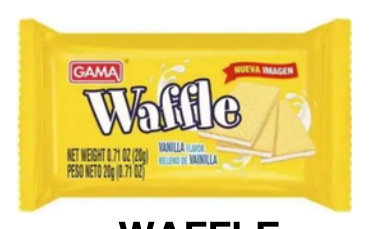 Galleta waffle Vainilla 12/20g