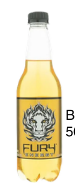 Bebida energética Fury Energy 500 mL