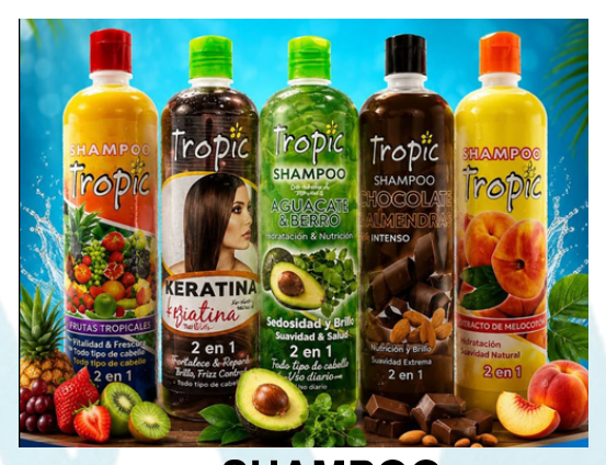 Shampoo Tropic Aguacate y Berro 1 L