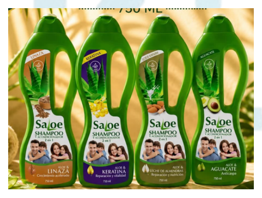 Shampoo Saloe Aloe y Aguacate 750 mL