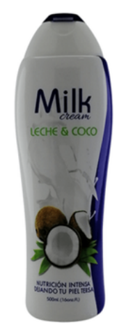 Crema Corporal MIK Leche y Coco 500 mL